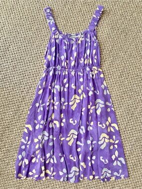 Purple Floral Boho Sundress